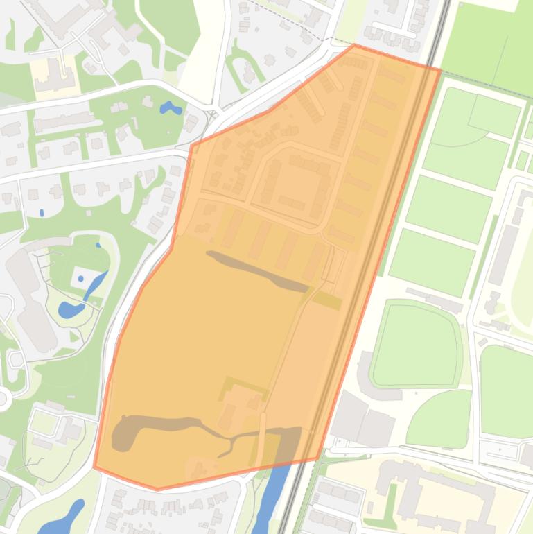 Kaart van de buurt Veen en Duin.