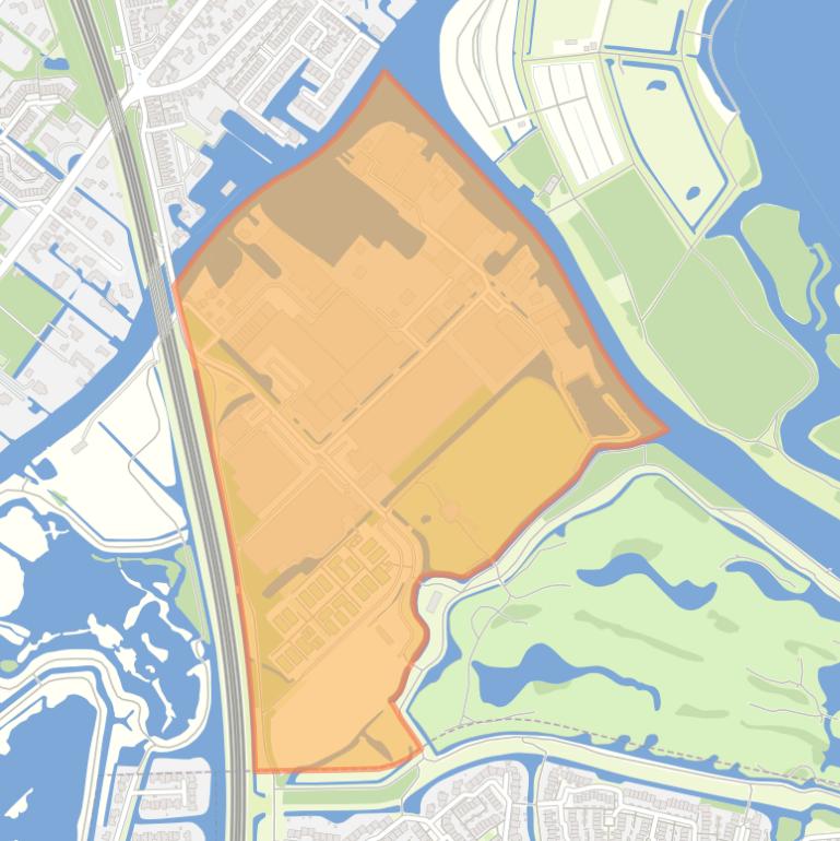 Kaart van de buurt Veerpolder.