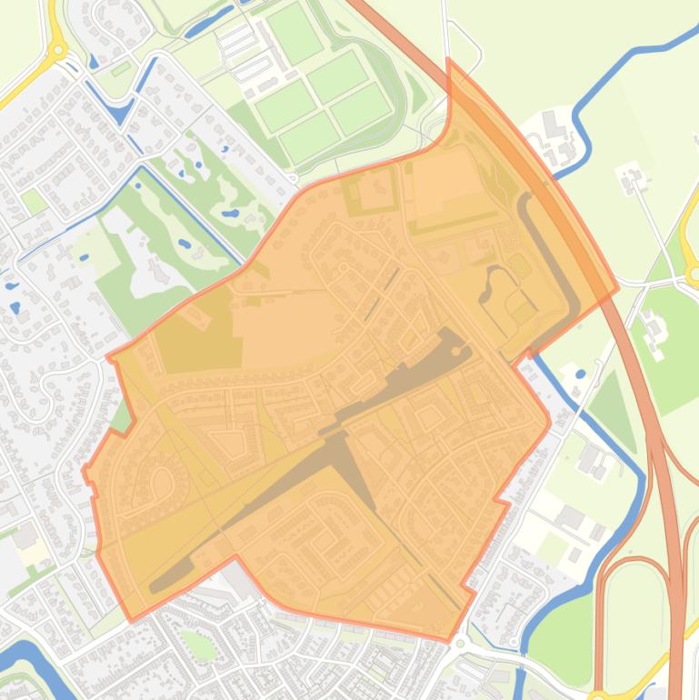 Kaart van de buurt Veersepoort.