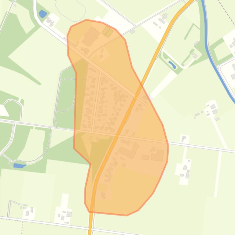 Kaart van de buurt Veldhoek.