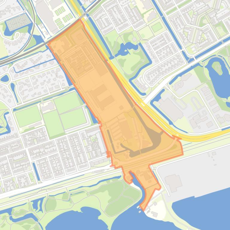 Kaart van de Venelaankwartier - Buurt 11 00.