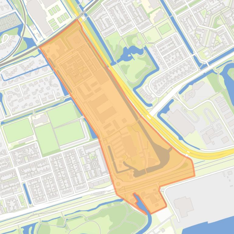 Kaart van de Venenlaankwartier - Buurt 11 00.