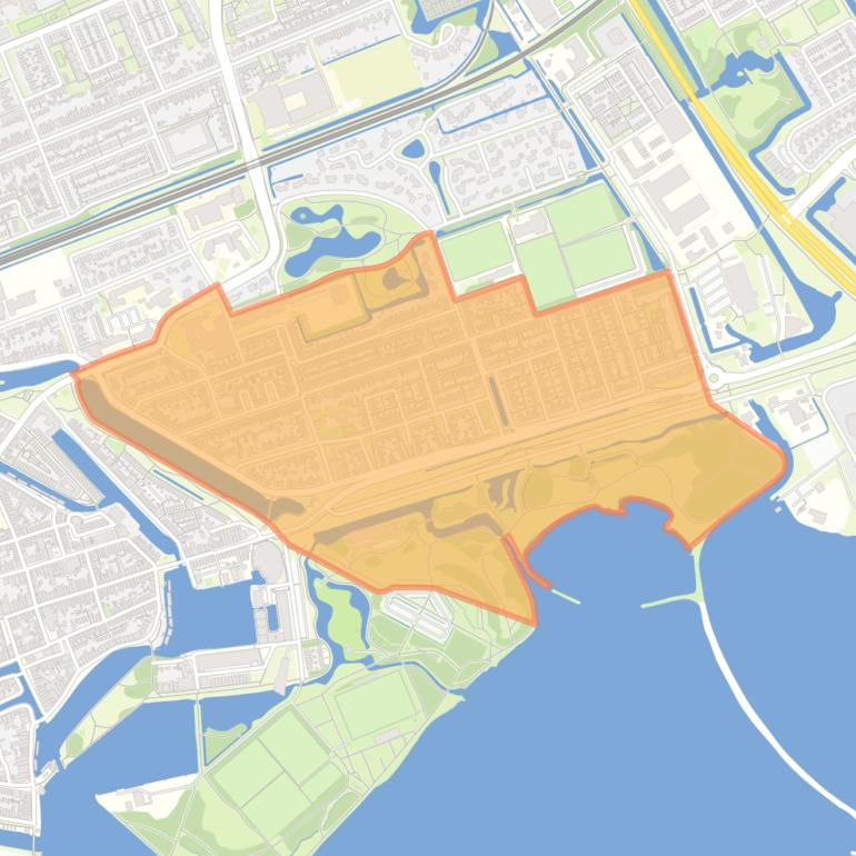 Kaart van de Venenlaankwartier - Buurt 11 02.