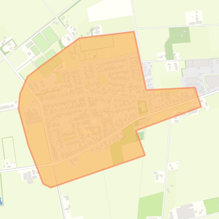 Kaart van de buurt Venhorst.