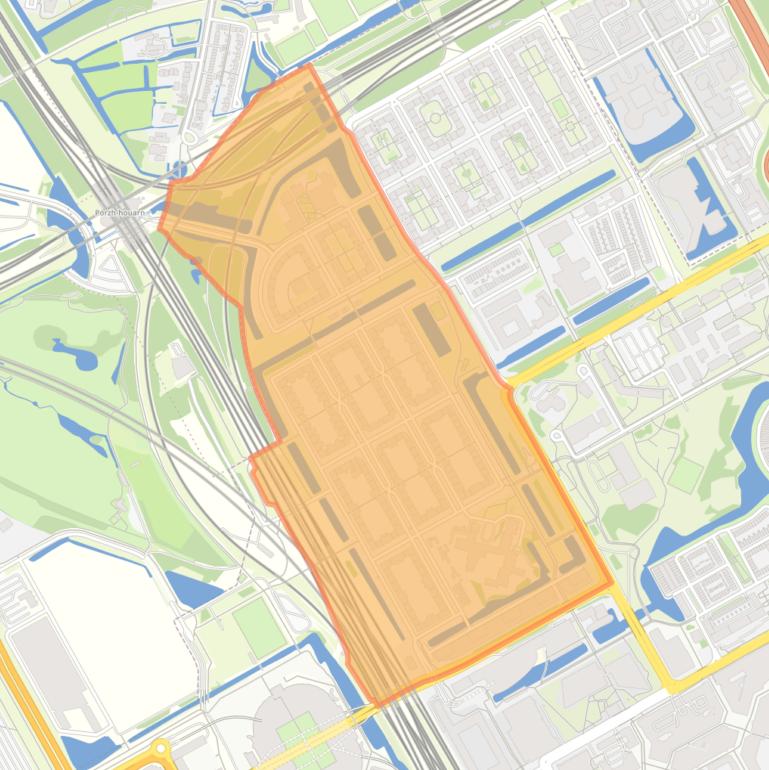 Kaart van de buurt Venserpolder-West.