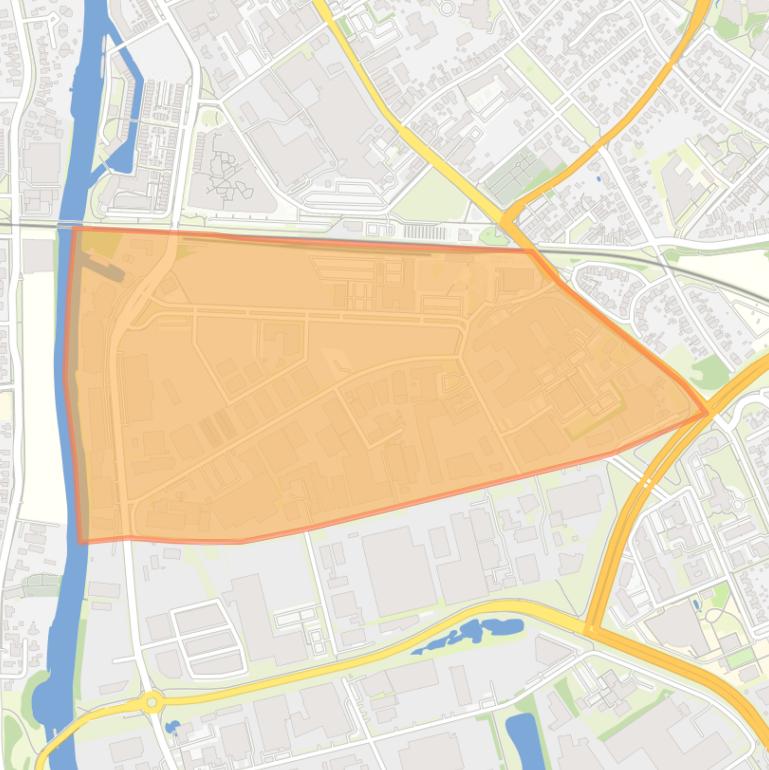 Kaart van de buurt Verheulsweide - noord.