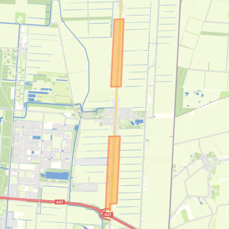 Kaart van de buurt Verlengde Oosterdiep.