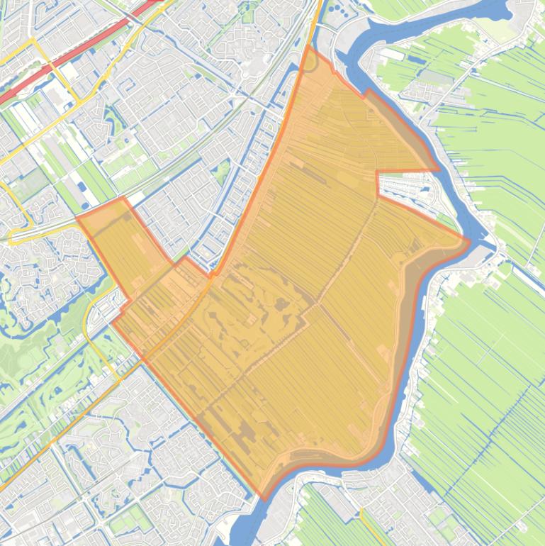 Kaart van de buurt Verspreide bebouwing Essepolder.