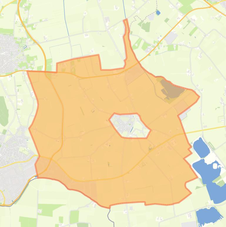 Kaart van de buurt Verspreide huizen Azewijn.