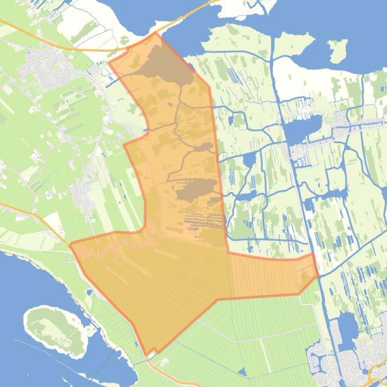 Kaart van de buurt Verspreide huizen Barsbeek.