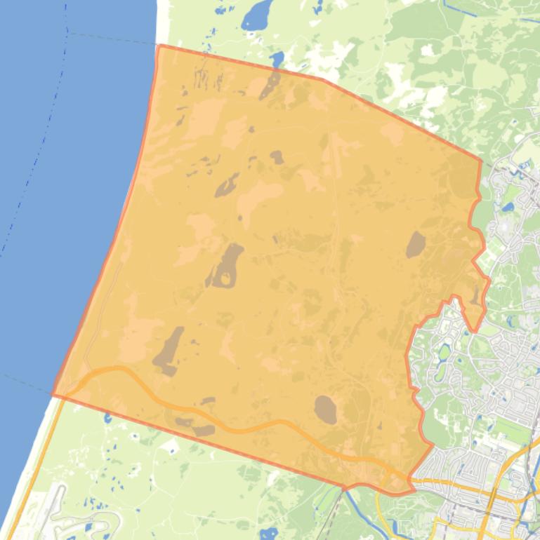 Kaart van de buurt Verspreide huizen Bloemendaal.