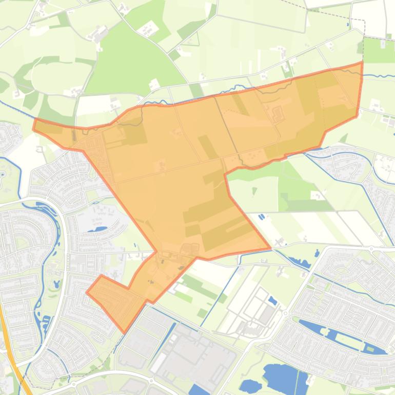 Kaart van de buurt Verspreide huizen Borne-Oost.