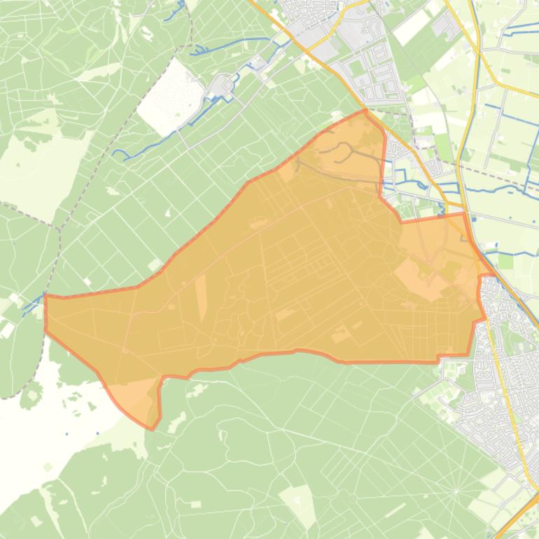 Kaart van de buurt Verspreide huizen bosgebied Laag Soeren.