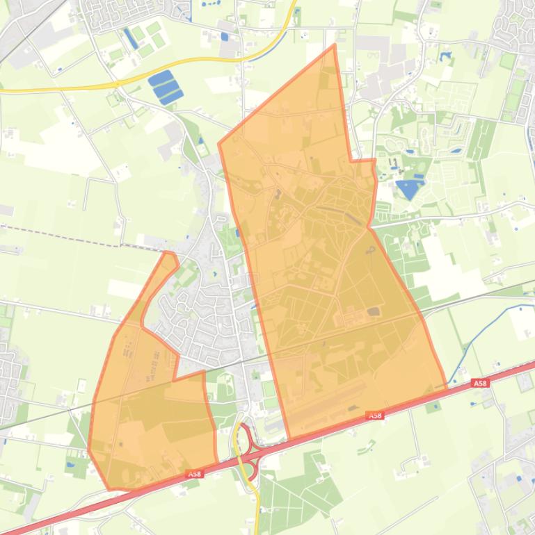 Kaart van de buurt Verspreide huizen Bosschenhoofd.