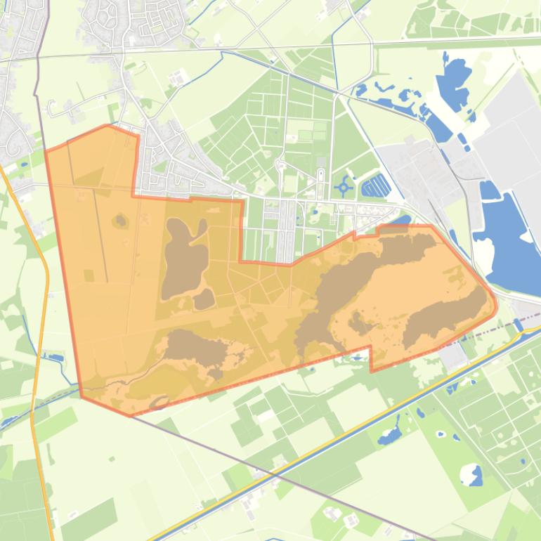 Kaart van de buurt Verspreide huizen Budel-Dorplein.