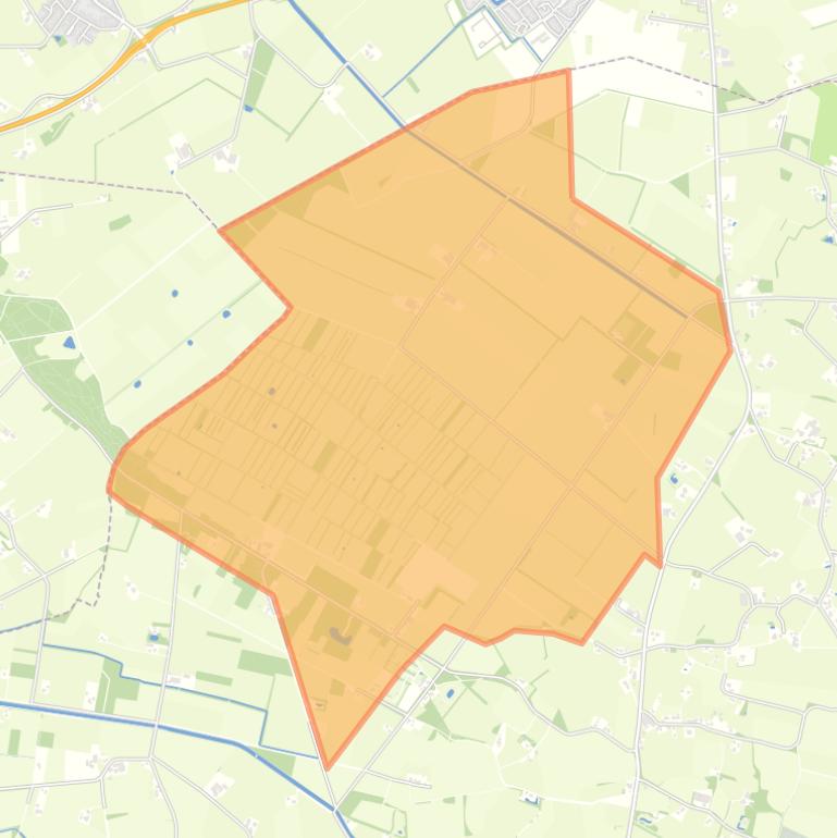 Kaart van de buurt Verspreide huizen Dalese Veld.