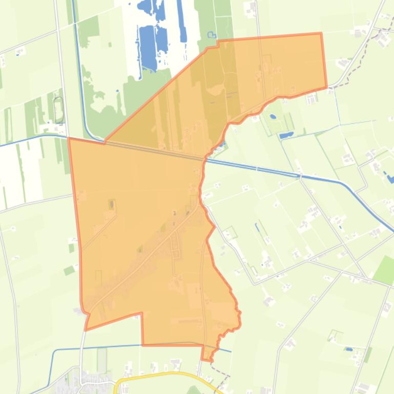 Kaart van de buurt Verspreide huizen De Pollen.