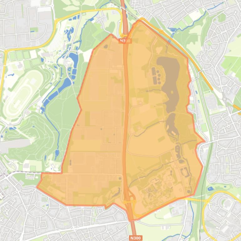 Kaart van de buurt Verspreide huizen Dentgenbach.