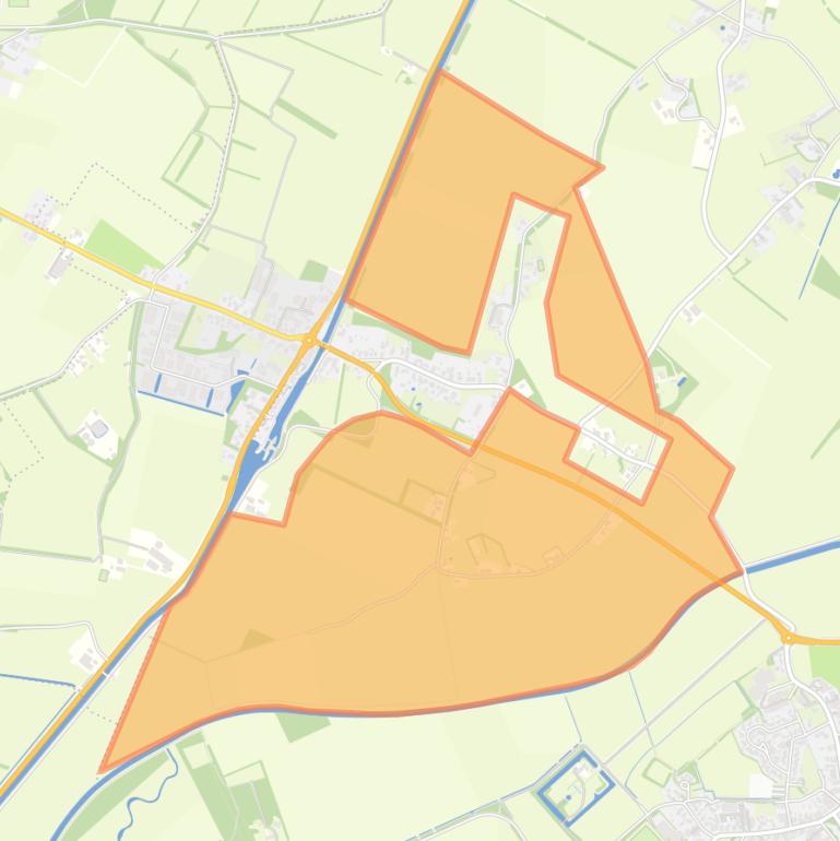 Kaart van de buurt Verspreide huizen Dieverbrug.