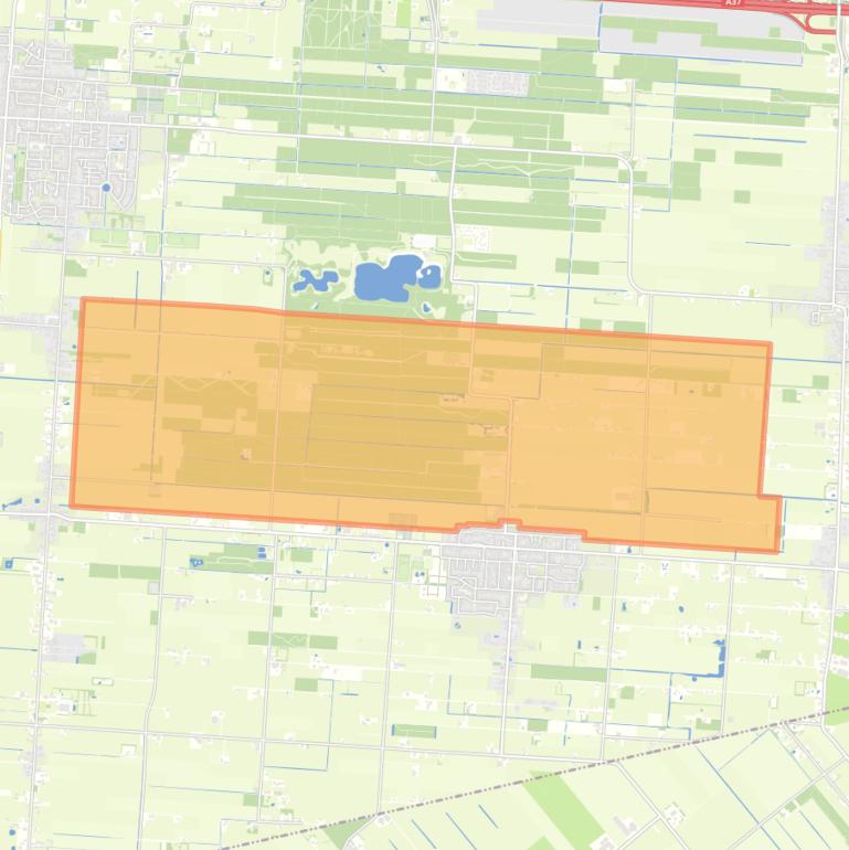 Kaart van de buurt Verspreide huizen Elim-Noord.