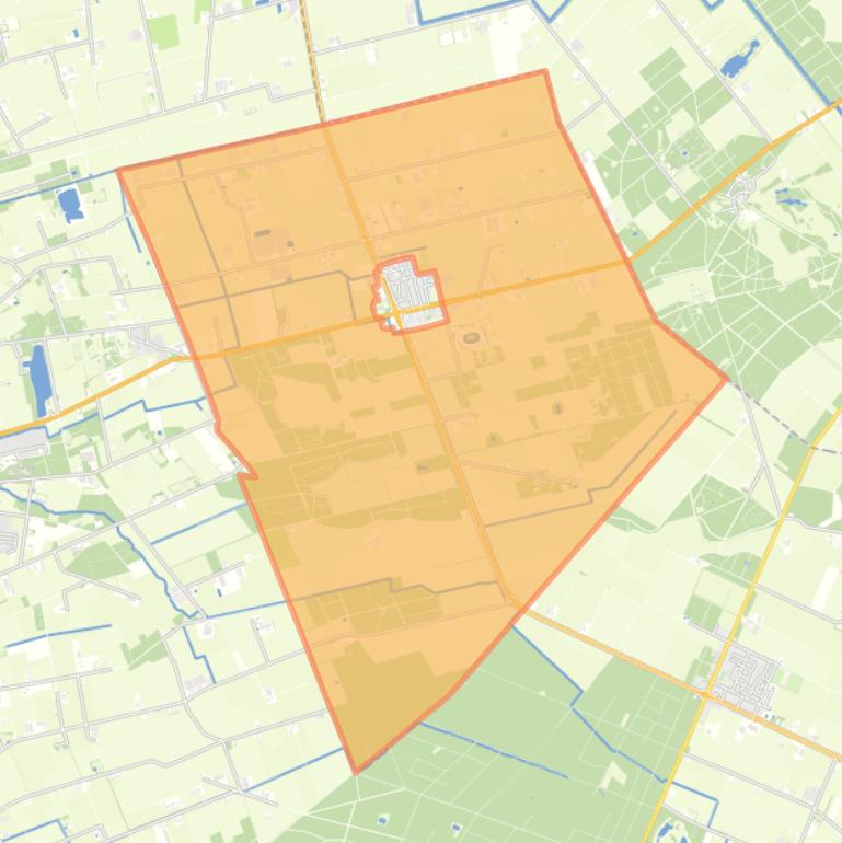 Kaart van de buurt Verspreide huizen Elsendorp.