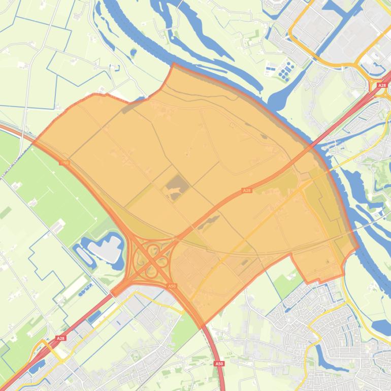 Kaart van de buurt Verspreide huizen Gelderse Dijk en omgeving.