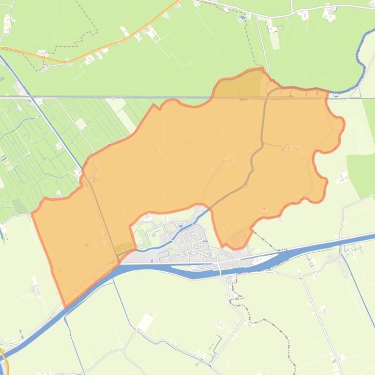 Kaart van de buurt Verspreide huizen Gerkesklooster.