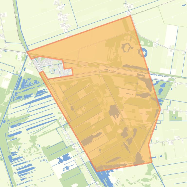 Kaart van de buurt Verspreide huizen Griendtsveen.