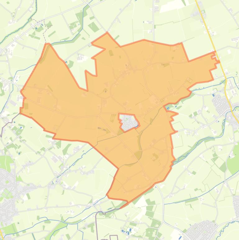 Kaart van de buurt Verspreide huizen Haler.