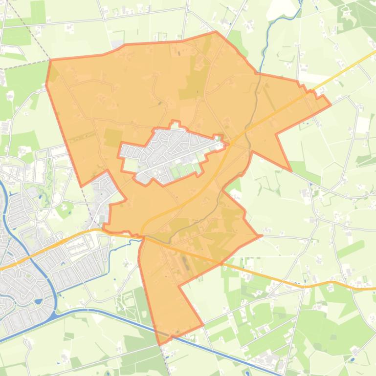 Kaart van de buurt Verspreide huizen Harbrinkhoek.