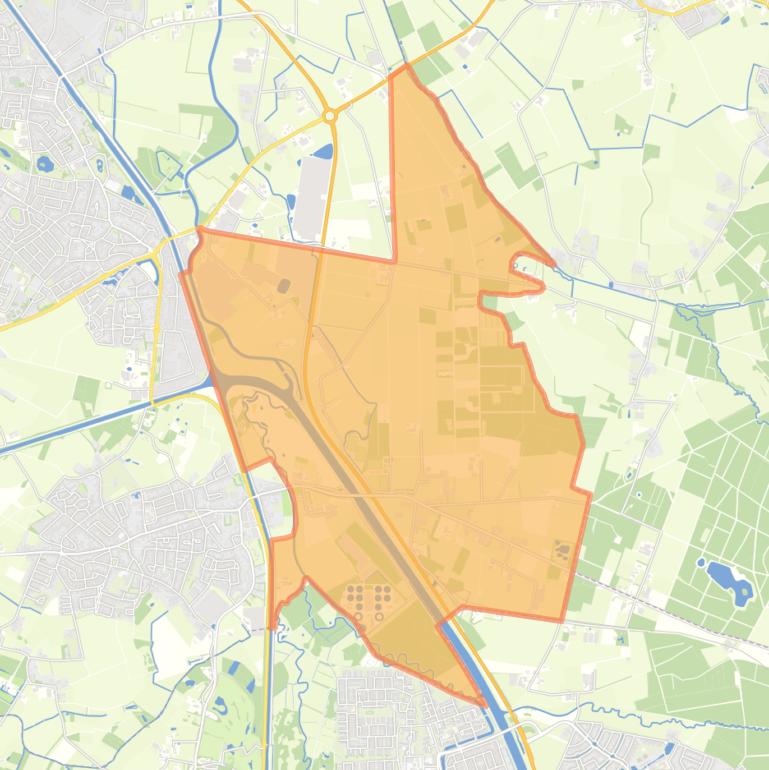 Kaart van de buurt Verspreide huizen Heikant.
