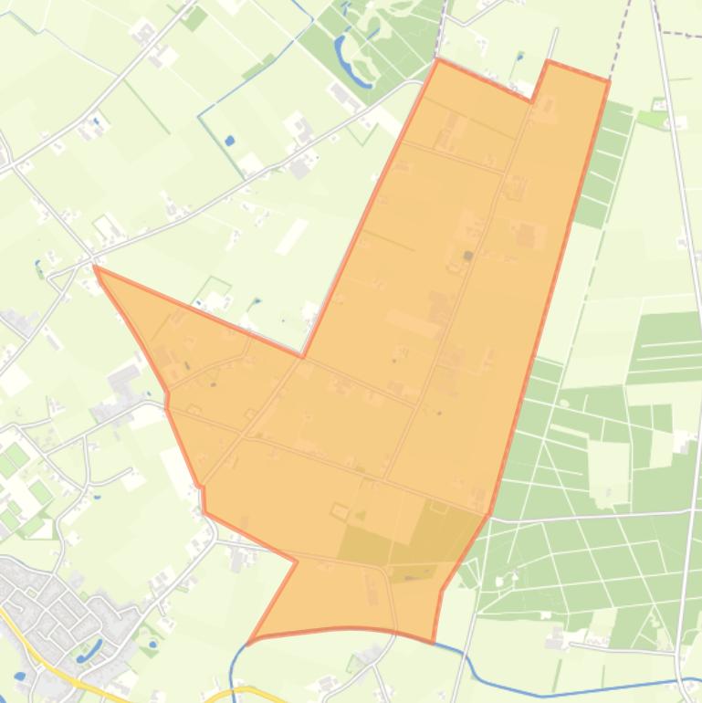 Kaart van de buurt Verspreide huizen Heikantse Hoeve.
