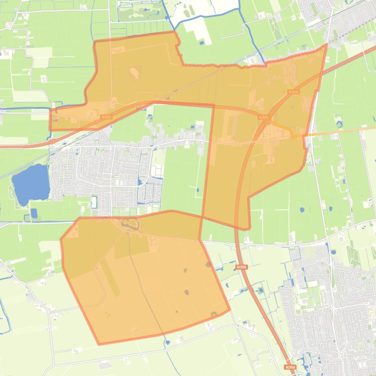 Kaart van de buurt Verspreide huizen Hurdegaryp.