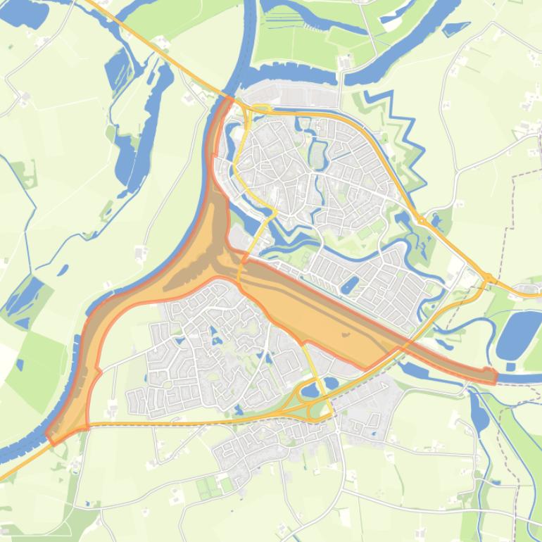 Kaart van de buurt Verspreide huizen IJssel en Oude IJssel.