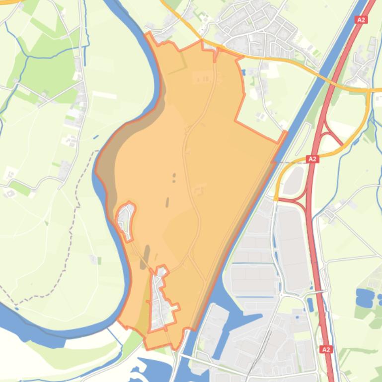 Kaart van de buurt Verspreide huizen Illikhoven/Visserweert.