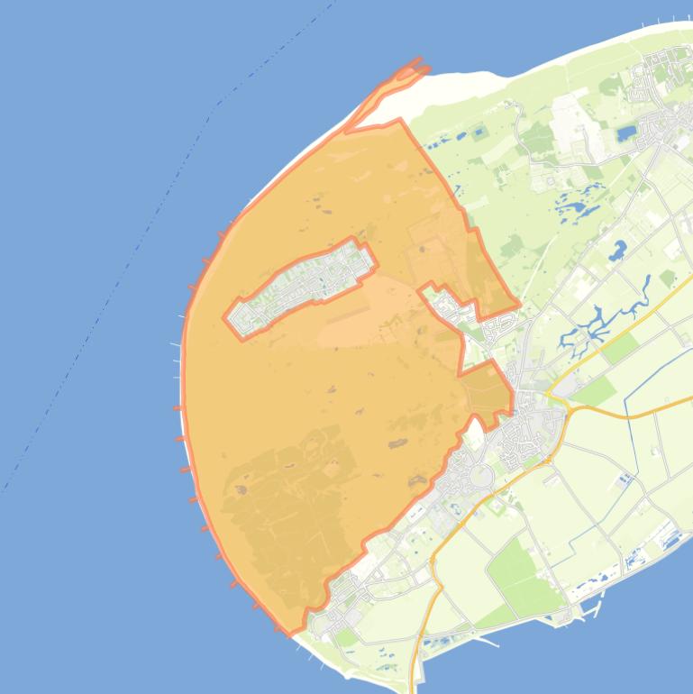 Kaart van de buurt Verspreide huizen in het Zandgebied.