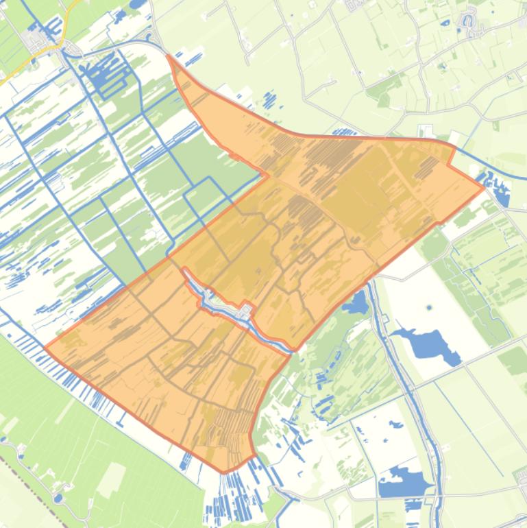 Kaart van de buurt Verspreide huizen Kalenberg.
