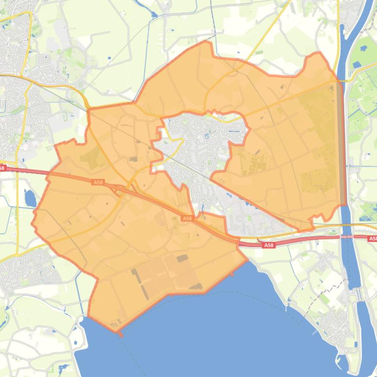 Kaart van de buurt Verspreide huizen Kapelle.