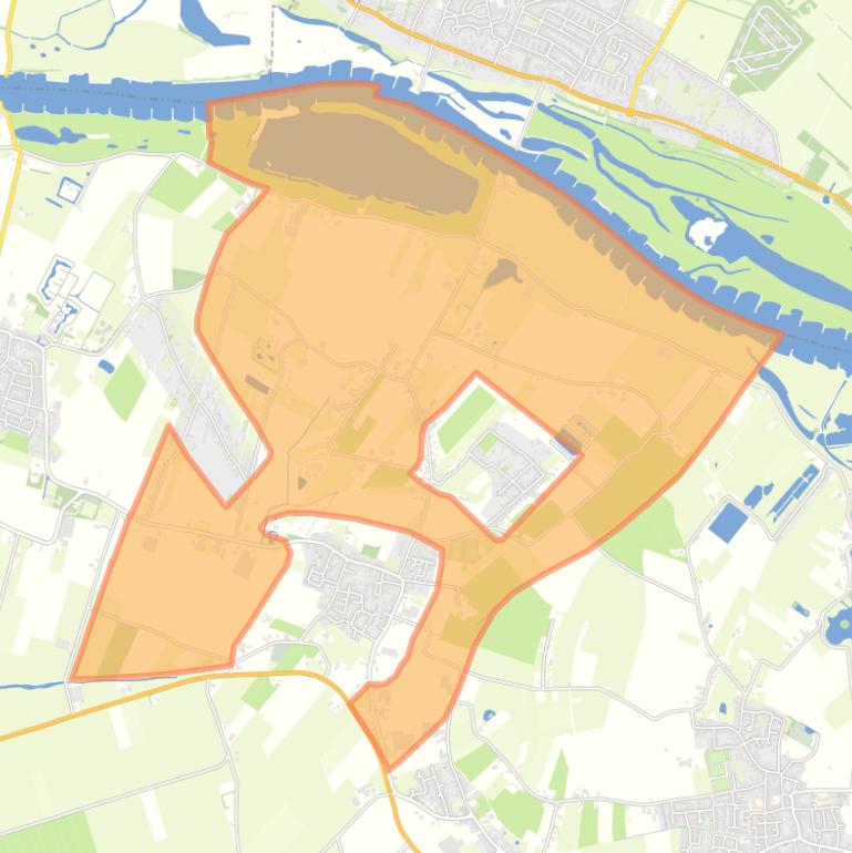 Kaart van de buurt Verspreide huizen Klinkenberg.