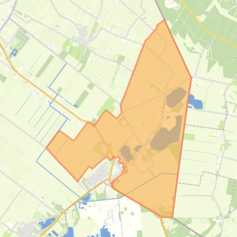 Kaart van de buurt Verspreide huizen Kloosterhaar.