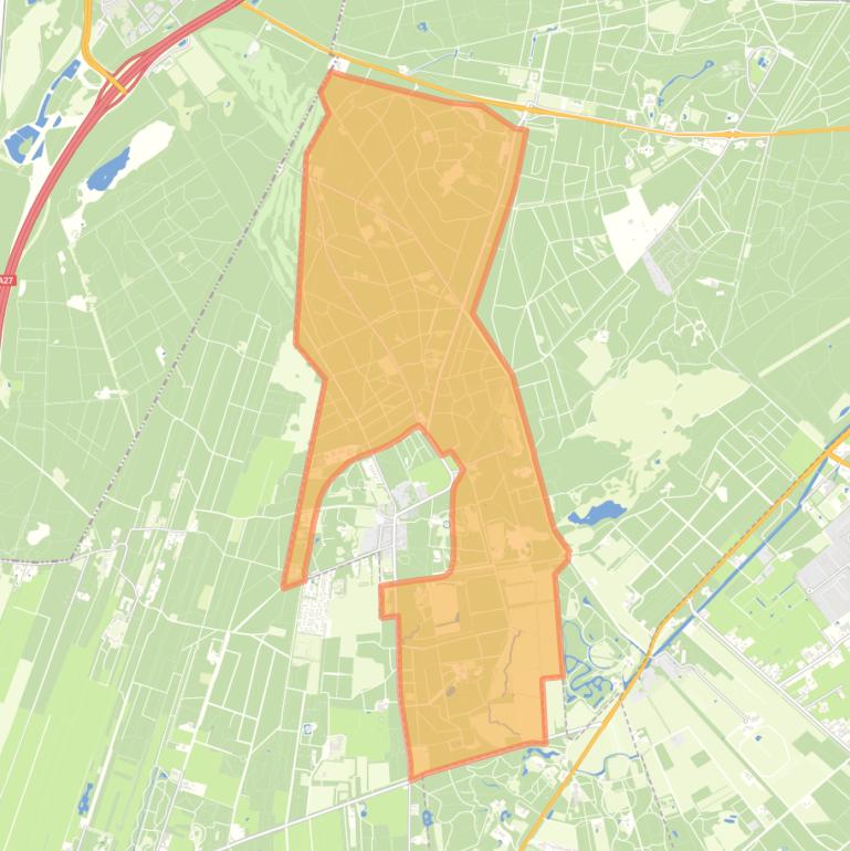Kaart van de buurt Verspreide huizen Lage Vuursche.