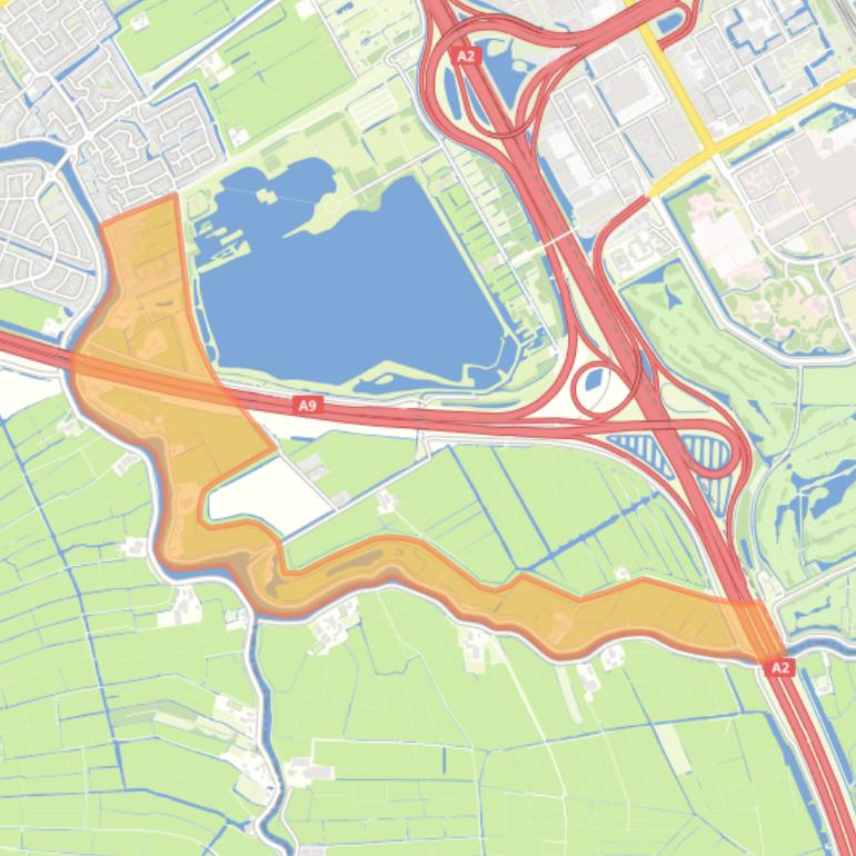 Kaart van de buurt Verspreide huizen langs De Bullewijk en De Hole.