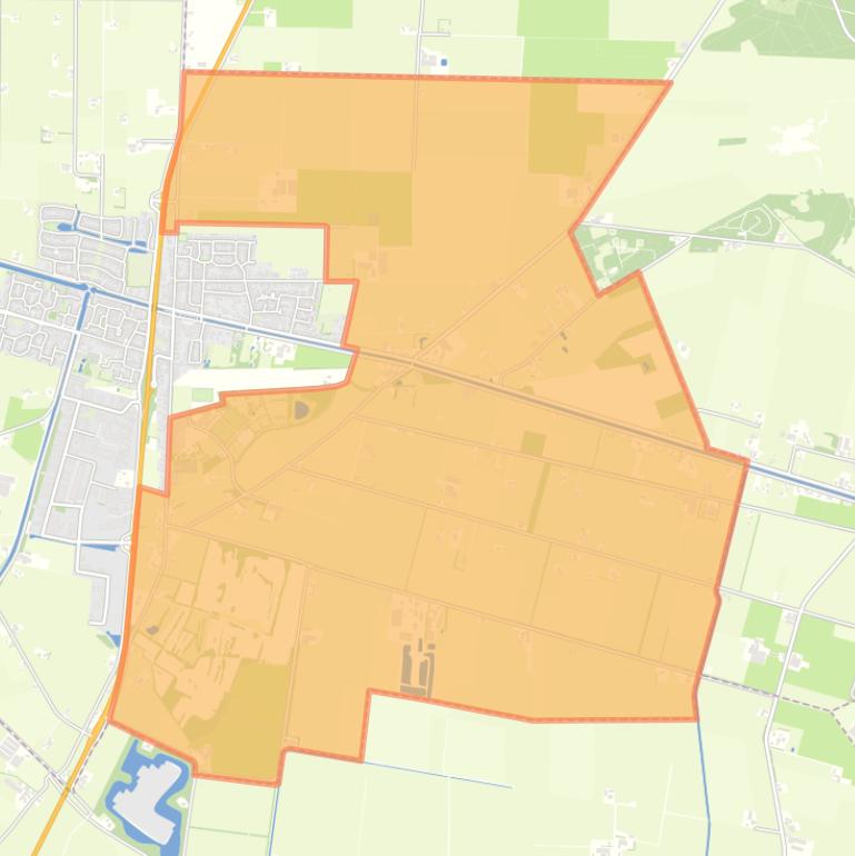 Kaart van de buurt Verspreide huizen Lemelerveld oost.