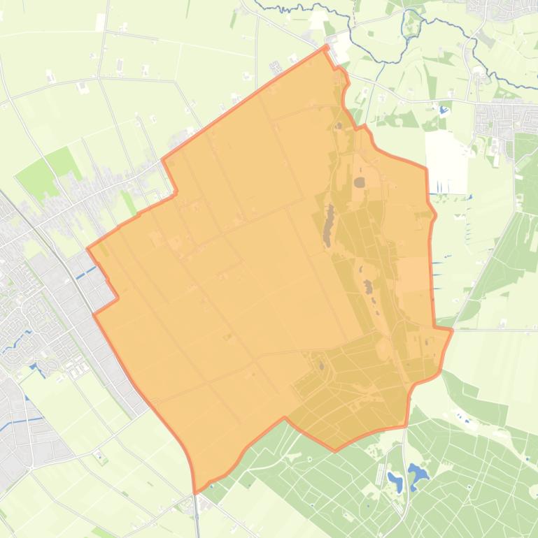 Kaart van de buurt Verspreide huizen Leyen.