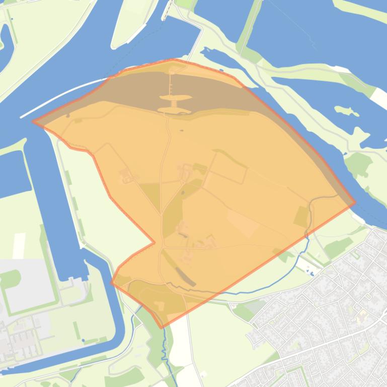 Kaart van de buurt Verspreide huizen Linnerveld en Weerd.
