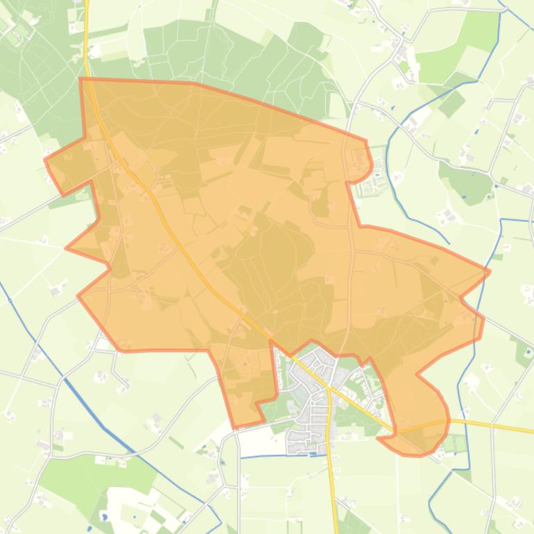 Kaart van de buurt Verspreide huizen Lochemseweg.
