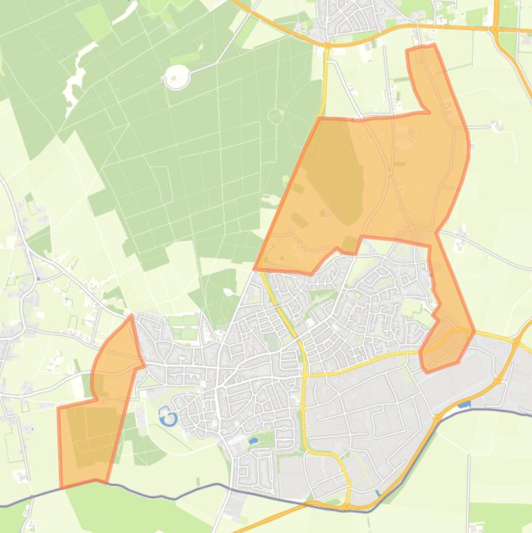Kaart van de buurt Verspreide huizen Mengelenberg en Lengel.