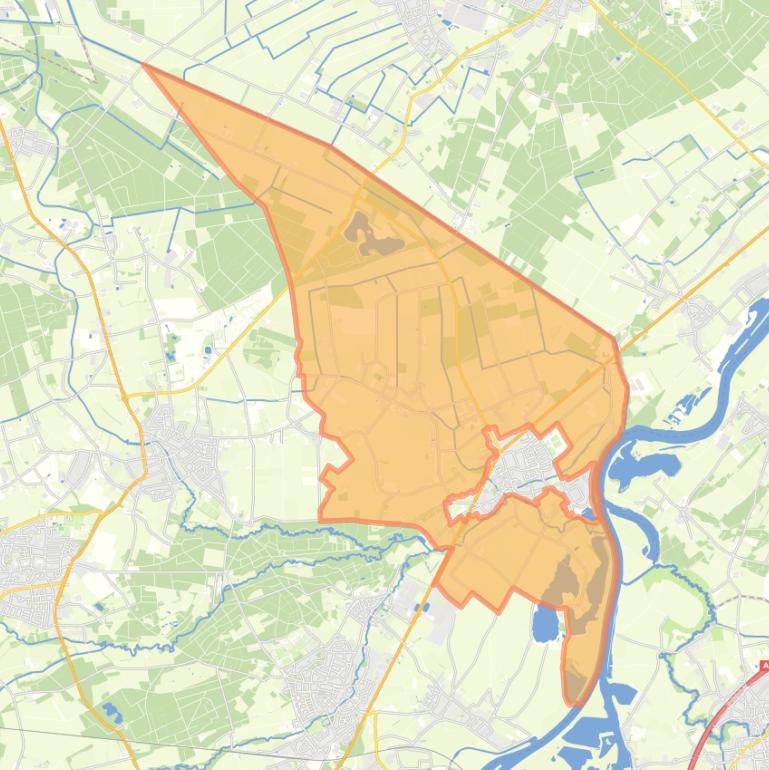 Kaart van de buurt Verspreide huizen Neer.