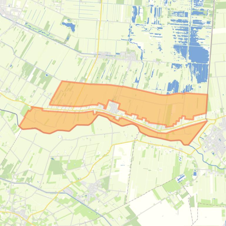 Kaart van de buurt Verspreide huizen Nieuw-Schoonebeek.