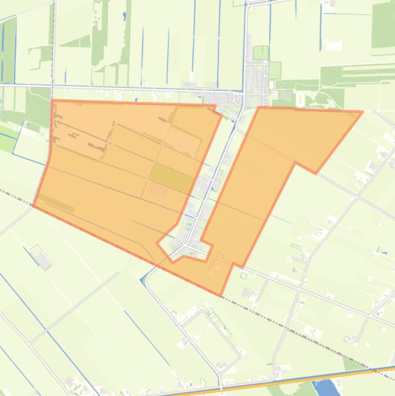 Kaart van de buurt Verspreide huizen Nieuwe Krim.